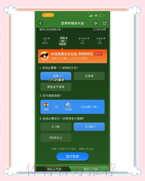 世界杯竞猜热门入口推荐